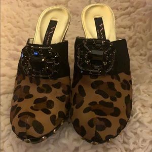 Rawr Nina New York pony hair high heel mule